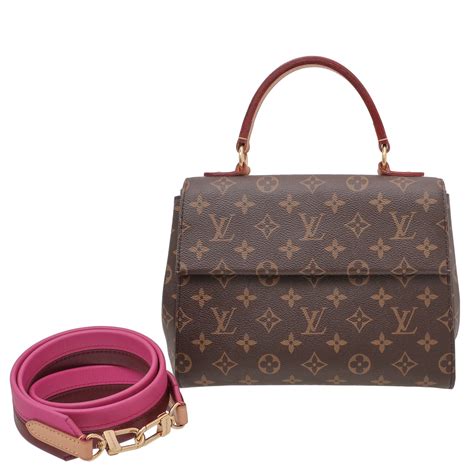 Louis Vuitton Cluny BB Monogram Coated Canvas Top Handle 